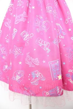 画像4: Angelic Pretty / Neon Star Diner SpecialジャンパースカートSet  ダークピンク Y-25-12-28-003-AP-OP-SZ-ZY