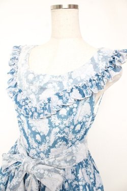 画像3: berry&wood / Hoshibako Works×berry&wood 紫陽花の咲く頃襟付きジャンパースカート M ブルー Y-25-12-28-024-LO-OP-SZ-ZY