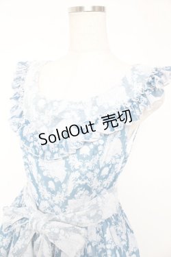 画像3: berry&wood / Hoshibako Works×berry&wood 紫陽花の咲く頃襟付きジャンパースカート M ブルー Y-25-12-28-024-LO-OP-SZ-ZY