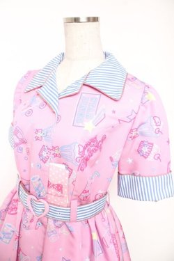 画像3: Angelic Pretty / Neon Star Dinerワンピース  ピンク Y-25-12-28-027-AP-OP-HR-ZY