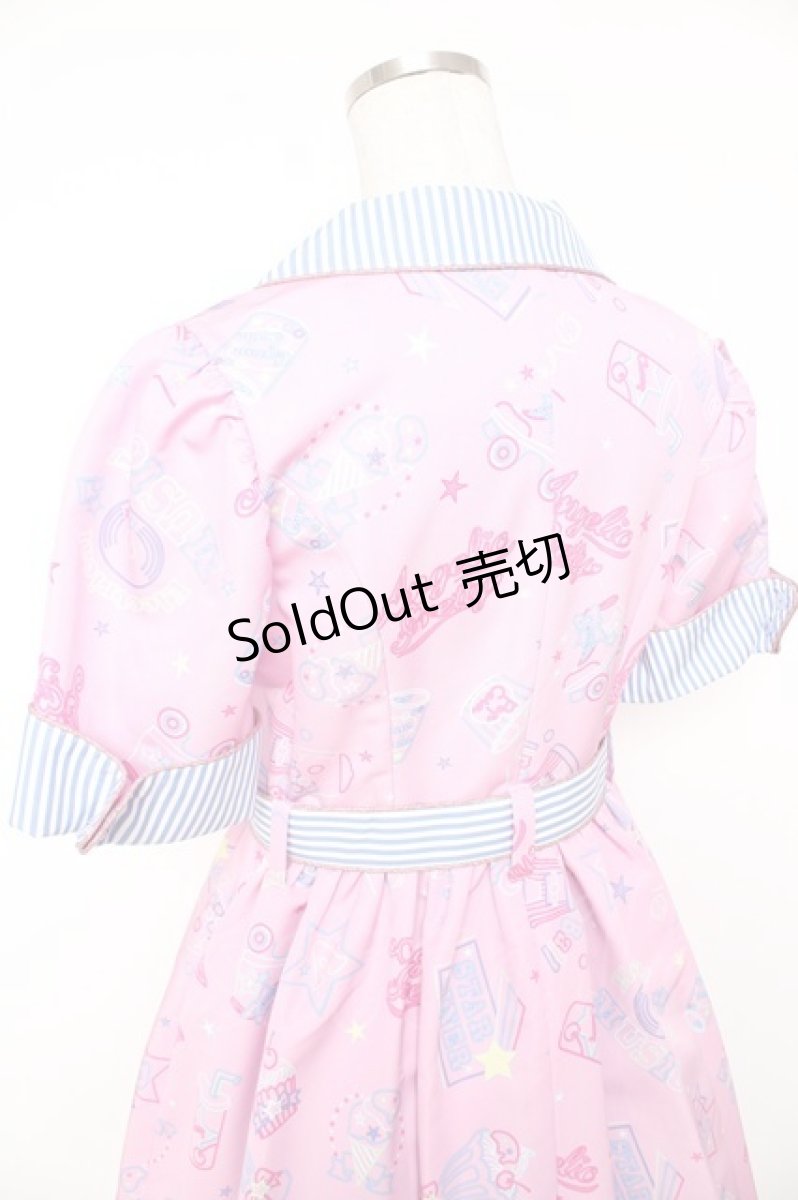 画像5: Angelic Pretty / Neon Star Dinerワンピース  ピンク Y-25-12-28-027-AP-OP-HR-ZS (5)