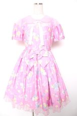 画像1: Angelic Pretty / SPACE TOYSワンピース  ピンク Y-25-12-28-028-AP-OP-SA-ZS (1)