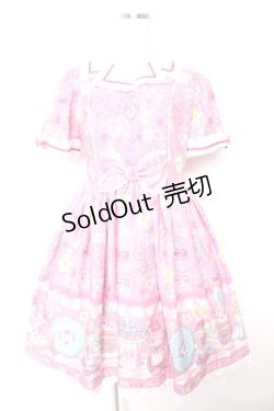 画像1: Angelic Pretty / Toy's Donut Dinerワンピース  ピンク Y-25-12-28-029-AP-OP-SZ-ZY
