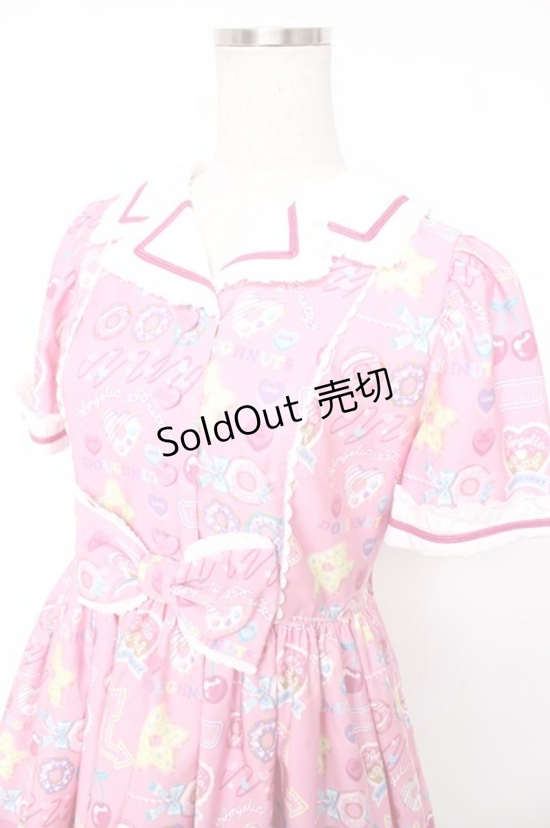 画像3: Angelic Pretty / Toy's Donut Dinerワンピース  ピンク Y-25-12-28-029-AP-OP-SZ-ZY (3)