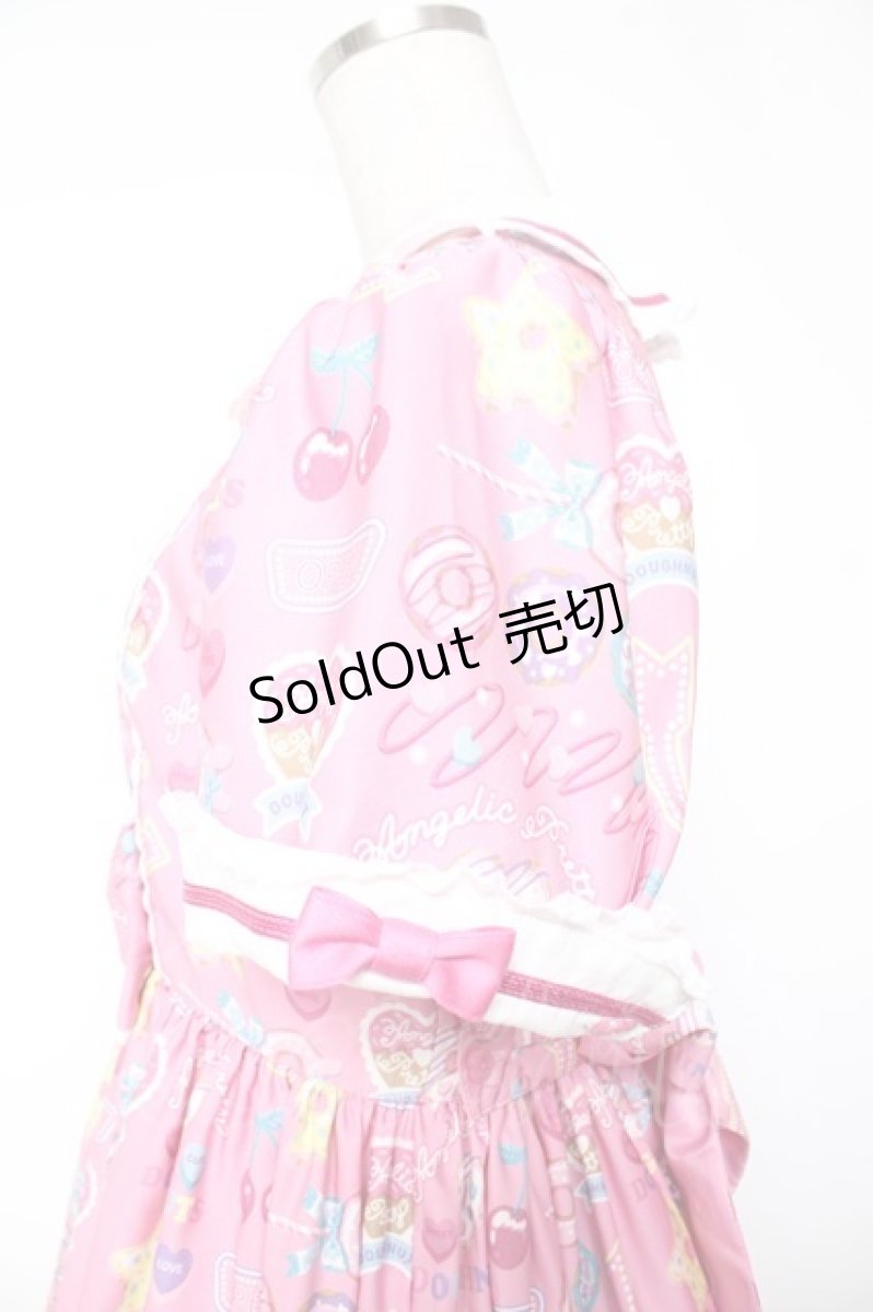 画像5: Angelic Pretty / Toy's Donut Dinerワンピース  ピンク Y-25-12-28-029-AP-OP-SZ-ZY (5)