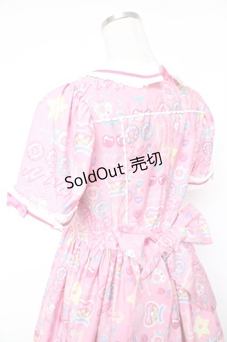 画像6: Angelic Pretty / Toy's Donut Dinerワンピース  ピンク Y-25-12-28-029-AP-OP-SZ-ZY (6)