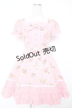 画像1: Angelic Pretty / ローズアフタヌーンワンピース  ピンク Y-25-12-28-030-AP-OP-SZ-ZY