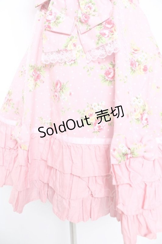 画像4: Angelic Pretty / ローズアフタヌーンワンピース  ピンク Y-25-12-28-030-AP-OP-SZ-ZY (4)