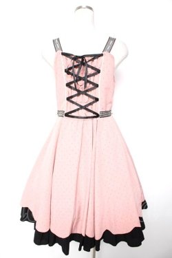 画像2: BABY, THE STARS SHINE BRIGHT / Petits Poisジャンパースカート  ピンク Y-25-12-28-001-BA-OP-SZ-ZY