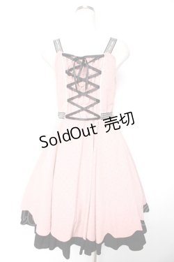 画像2: BABY, THE STARS SHINE BRIGHT / Petits Poisジャンパースカート  ピンク Y-25-12-28-001-BA-OP-SZ-ZY