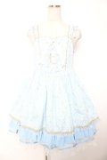 Angelic Pretty / Bunny Crownジャンパースカート  サックス Y-25-12-28-004-AP-OP-AS-ZY