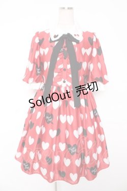 画像1: Angelic Pretty / Dolly Heartワンピース  赤 Y-25-12-28-033-AP-OP-SZ-ZS