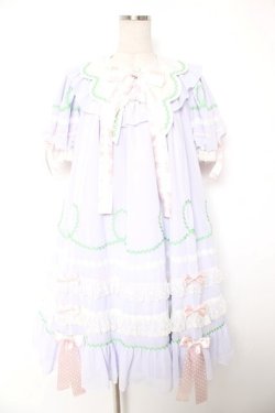 画像1: Angelic Pretty / Easter Eggワンピース  ラベンダー Y-25-12-28-034-AP-OP-SA-ZY