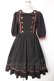 画像1: ALICE and the PIRATES / クリスのチョコレートメイドワンピース  黒 Y-25-12-28-035-PA-OP-SA-ZY (1)