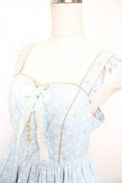 画像3: Angelic Pretty / Bunny Crownジャンパースカート  サックス Y-25-12-28-004-AP-OP-AS-ZY