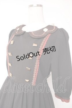 画像3: ALICE and the PIRATES / クリスのチョコレートメイドワンピース  黒 Y-25-12-28-035-PA-OP-SA-ZY