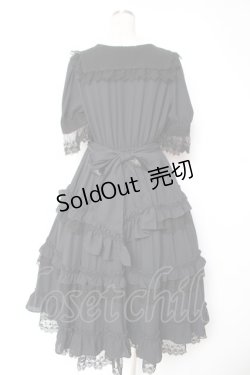 画像2: ALICE and the PIRATES / Historiaロングティアードワンピース  黒 Y-25-12-28-036-PA-OP-SA-ZY