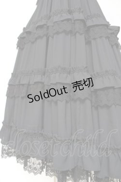 画像4: ALICE and the PIRATES / Historiaロングティアードワンピース  黒 Y-25-12-28-036-PA-OP-SA-ZY