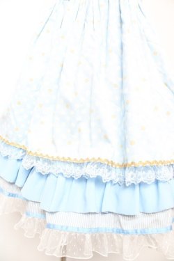 画像4: Angelic Pretty / Bunny Crownジャンパースカート  サックス Y-25-12-28-004-AP-OP-AS-ZY