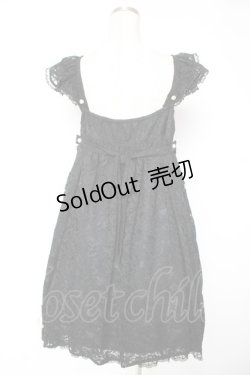 画像2: Angelic Pretty / Sweet Dollyジャンパースカート  黒 Y-25-12-28-037-AP-OP-SZ-ZS