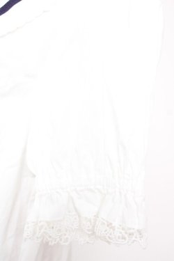 画像4: ALICE and the PIRATES / La brise chantanteセーラーカラーブラウス  ホワイト×ネイビー Y-25-12-28-038-PA-BL-SZ-ZY