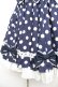 画像4: Angelic Pretty / ポルカドットジャンパースカート  紺 Y-25-12-28-006-AP-OP-SZ-ZY (4)