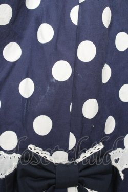 画像6: Angelic Pretty / ポルカドットジャンパースカート  紺 Y-25-12-28-006-AP-OP-SZ-ZY