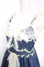 画像3: BABY, THE STARS SHINE BRIGHT / Fairy Topialium 〜Trifolium 仕立ての約束の森〜Repensジャンパースカート  紺 Y-25-12-28-007-BA-OP-SZ-ZI (3)