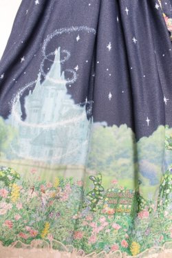 画像6: BABY, THE STARS SHINE BRIGHT / Fairy Topialium 〜Trifolium 仕立ての約束の森〜Repensジャンパースカート  紺 Y-25-12-28-007-BA-OP-SZ-ZY