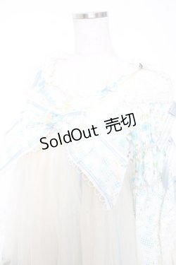 画像3: BABY, THE STARS SHINE BRIGHT / Ver Placidum Mille fleurワンピースドレス【完全受注予約商品】  サックス Y-25-12-28-008-BA-OP-SA-ZY