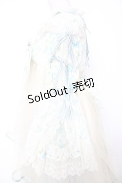 画像4: BABY, THE STARS SHINE BRIGHT / Ver Placidum Mille fleurワンピースドレス【完全受注予約商品】  サックス Y-25-12-28-008-BA-OP-SA-ZY