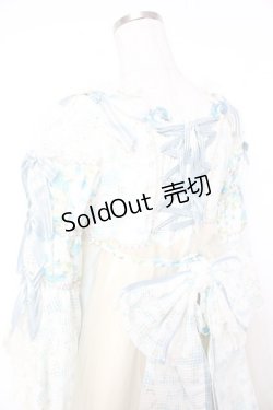 画像5: BABY, THE STARS SHINE BRIGHT / Ver Placidum Mille fleurワンピースドレス【完全受注予約商品】  サックス Y-25-12-28-008-BA-OP-SA-ZY