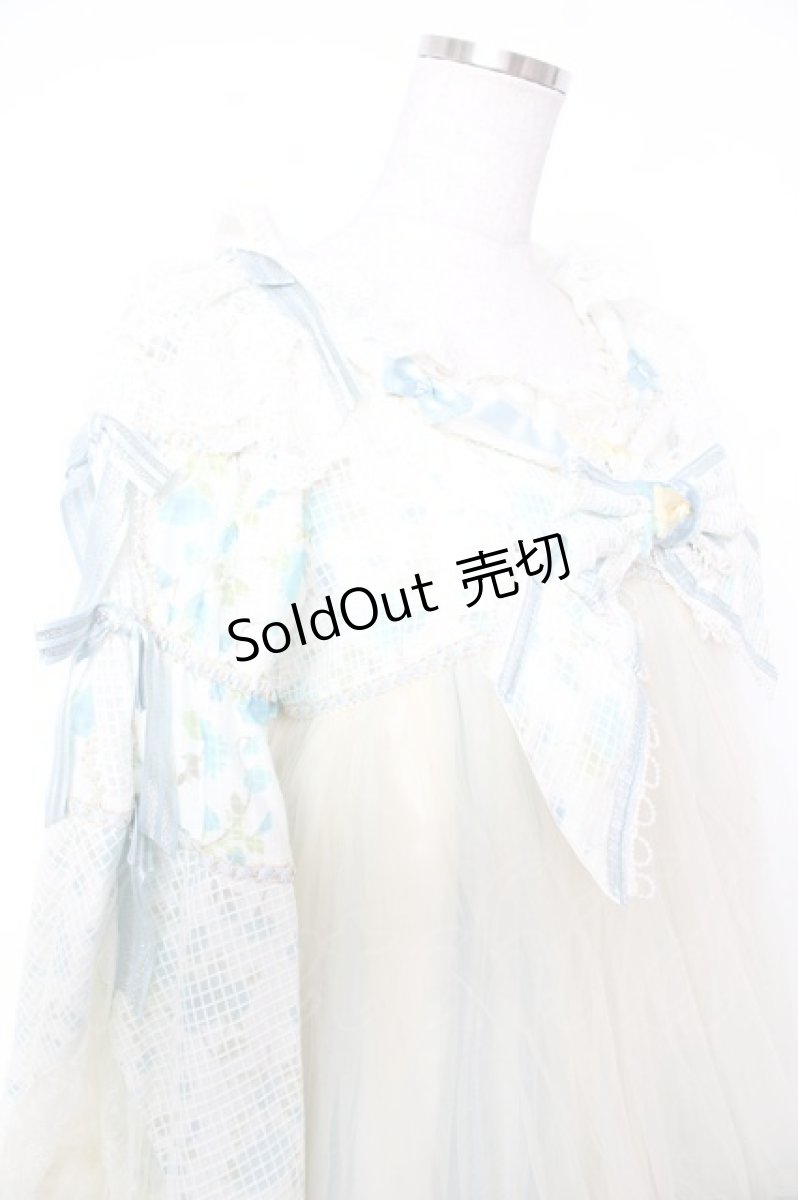 画像6: BABY, THE STARS SHINE BRIGHT / Ver Placidum Mille fleurワンピースドレス【完全受注予約商品】  サックス Y-25-12-28-008-BA-OP-SA-ZY (6)