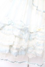 画像7: BABY, THE STARS SHINE BRIGHT / Ver Placidum Mille fleurワンピースドレス【完全受注予約商品】  サックス Y-25-12-28-008-BA-OP-SA-ZY (7)