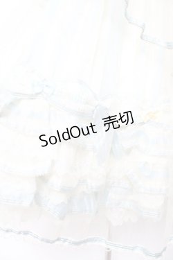 画像7: BABY, THE STARS SHINE BRIGHT / Ver Placidum Mille fleurワンピースドレス【完全受注予約商品】  サックス Y-25-12-28-008-BA-OP-SA-ZY