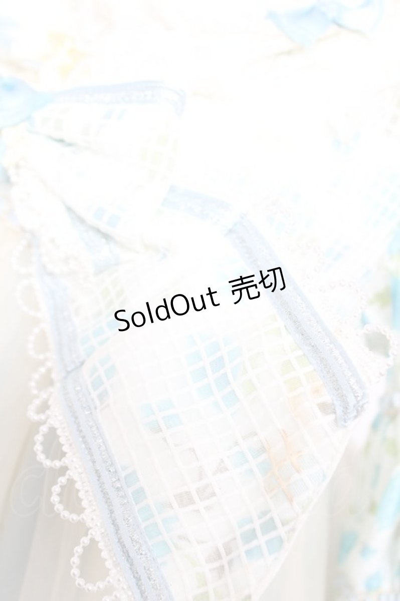 画像11: BABY, THE STARS SHINE BRIGHT / Ver Placidum Mille fleurワンピースドレス【完全受注予約商品】  サックス Y-25-12-28-008-BA-OP-SA-ZY (11)