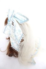画像13: BABY, THE STARS SHINE BRIGHT / Ver Placidum Mille fleurワンピースドレス【完全受注予約商品】  サックス Y-25-12-28-008-BA-OP-SA-ZY (13)