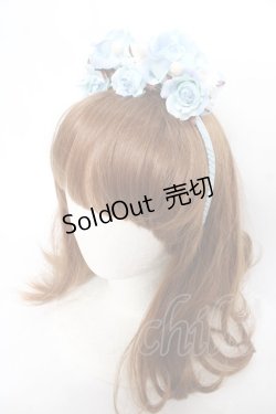 画像16: BABY, THE STARS SHINE BRIGHT / Ver Placidum Mille fleurワンピースドレス【完全受注予約商品】  サックス Y-25-12-28-008-BA-OP-SA-ZY