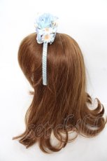 画像17: BABY, THE STARS SHINE BRIGHT / Ver Placidum Mille fleurワンピースドレス【完全受注予約商品】  サックス Y-25-12-28-008-BA-OP-SA-ZY (17)
