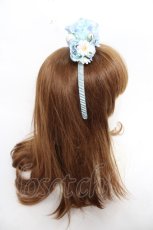 画像18: BABY, THE STARS SHINE BRIGHT / Ver Placidum Mille fleurワンピースドレス【完全受注予約商品】  サックス Y-25-12-28-008-BA-OP-SA-ZY (18)
