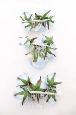 画像20: BABY, THE STARS SHINE BRIGHT / Ver Placidum Mille fleurワンピースドレス【完全受注予約商品】  サックス Y-25-12-28-008-BA-OP-SA-ZY (20)