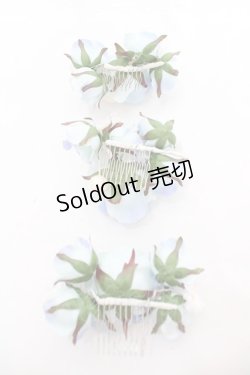 画像20: BABY, THE STARS SHINE BRIGHT / Ver Placidum Mille fleurワンピースドレス【完全受注予約商品】  サックス Y-25-12-28-008-BA-OP-SA-ZY