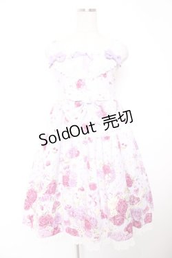 画像1: BABY, THE STARS SHINE BRIGHT / スローモーションブーケ〜あの日の私の想い〜柄ジャンパースカート  ラベンダー Y-25-12-28-009-BA-OP-SA-ZY