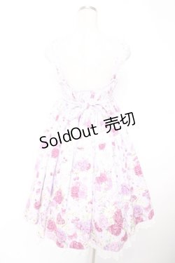 画像2: BABY, THE STARS SHINE BRIGHT / スローモーションブーケ〜あの日の私の想い〜柄ジャンパースカート  ラベンダー Y-25-12-28-009-BA-OP-SA-ZY