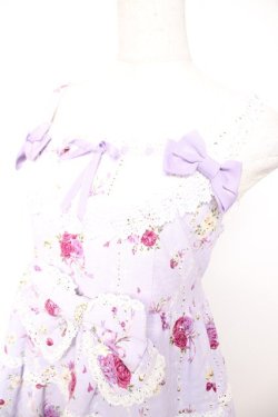 画像3: BABY, THE STARS SHINE BRIGHT / スローモーションブーケ〜あの日の私の想い〜柄ジャンパースカート  ラベンダー Y-25-12-28-009-BA-OP-SA-ZY