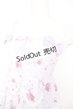 画像3: BABY, THE STARS SHINE BRIGHT / スローモーションブーケ〜あの日の私の想い〜柄ジャンパースカート  ラベンダー Y-25-12-28-009-BA-OP-SA-ZY