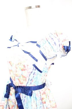 画像3: BABY, THE STARS SHINE BRIGHT / Ruban le Lien a la modeミニ袖ジャンパースカート  ピンクｘサックス Y-25-12-28-011-BA-OP-AS-ZY