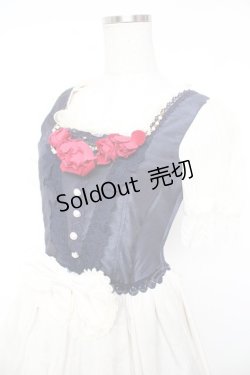 画像3: BABY, THE STARS SHINE BRIGHT / Claudia，The Fairy Tale Princessワンピースセット  オフｘ紺 Y-25-12-28-012-BA-OP-AS-ZY