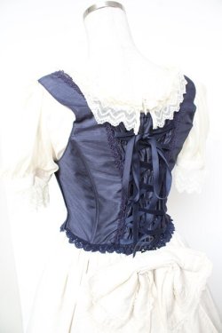 画像5: BABY, THE STARS SHINE BRIGHT / Claudia，The Fairy Tale Princessワンピースセット  オフｘ紺 Y-25-12-28-012-BA-OP-AS-ZY