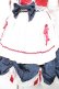 画像5: BABY, THE STARS SHINE BRIGHT / りんちゃんのグレーテルワンピースセット  白ｘ赤ｘ紺 Y-25-12-28-013-BA-OP-HD-ZY (5)